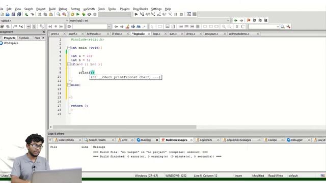 Logical Operators with If-else statements || Programming Language C смотреть онлайн