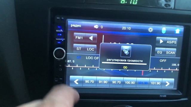 Самая дешевая 2din магнитола 7018b из Китая, полный обзор, тест камеры заднего вида смотреть онлайн