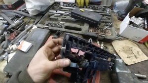 Зависание ручки открытия двери A6 C7 2011, ремонт.