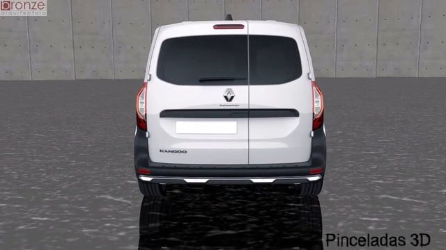 Renault Kangoo van, 2021, 3d model смотреть онлайн