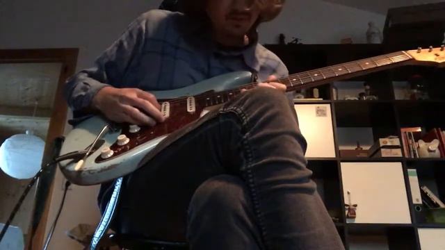 Seymour Duncan SSL-4 bridge position in Fender Customshop Strat 60 relic смотреть онлайн
