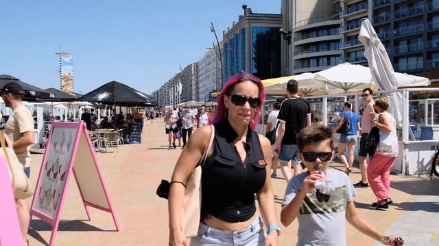 BLANKENBERGE | BELGIUM Walking Tour 4k60fps  مدينة بلانكينبرخ - بلجيكا 2021