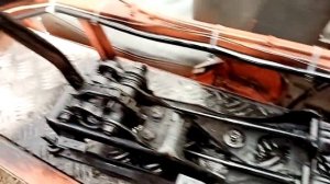 самодельный гусеничный мини вездеход. тросовая кулиса