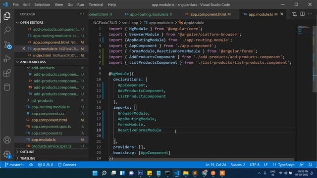 Part-2 Flask Angular crud part | Angular 12 and Python Flask Rest API CRUD Operation - Angular 12 смотреть онлайн