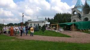 Крестный ход на престольный праздник храма в Тайнинском (Мытищи)