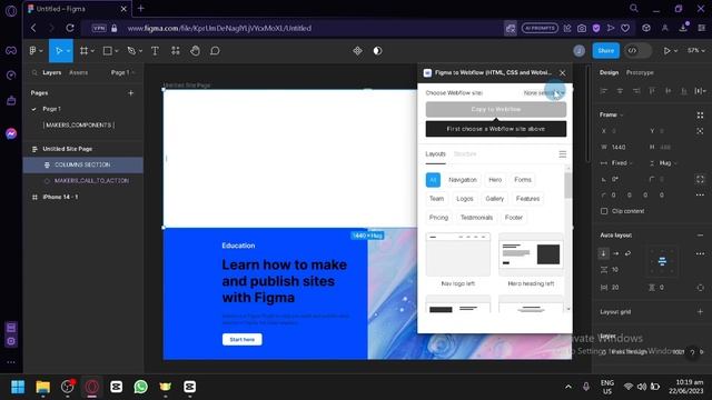 How to Convert Figma to Website (Figma Tutorial) смотреть онлайн