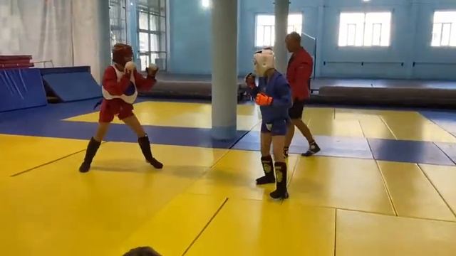 боевое самбо, спарринг: Кристиан против Бориса, группа боевое самбо, дети 6-12 лет, Москва смотреть онлайн