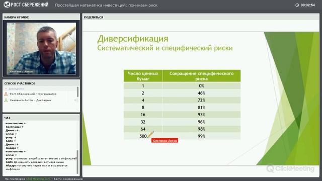 Простейшая математика инвестиций: понимаем риск смотреть онлайн