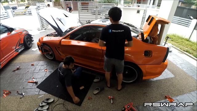 Gloss Fiery Orange Honda Prelude смотреть онлайн