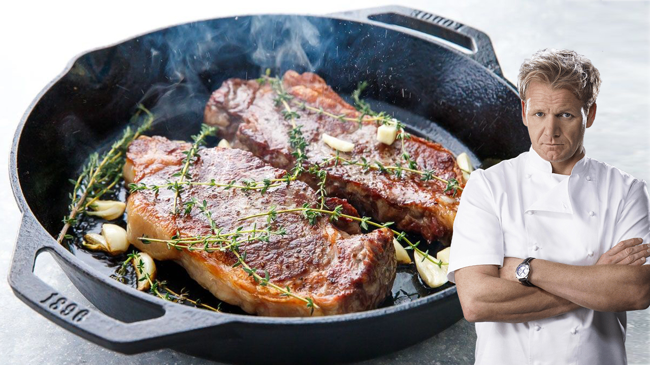 Как приготовить идеальный стейк: мастер-класс от Гордона Рамзи