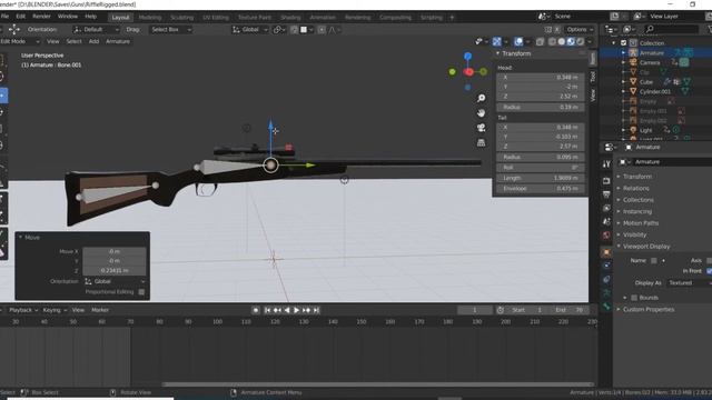 Blender Weapon Rigging смотреть онлайн