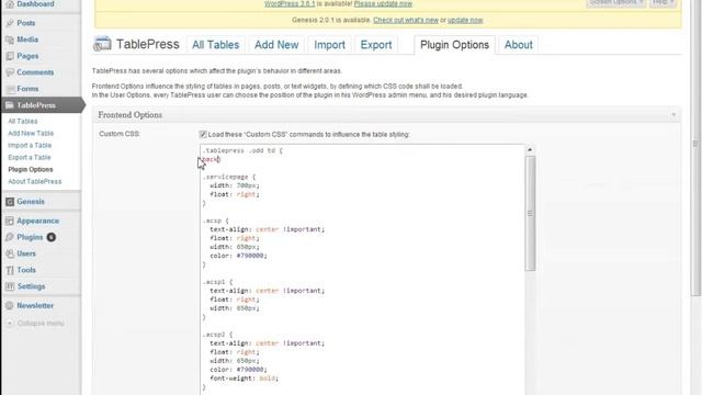 css background colors for tablepress смотреть онлайн