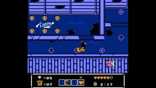 Dendy (Famicom,Nintendo,Nes) 8-bit Wacky Races stage 5