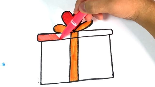 Как нарисовать подарок / How to Draw a Gift смотреть онлайн
