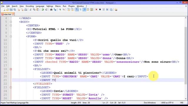 Tutorial HTML: Le FORM - Le Checkbox смотреть онлайн