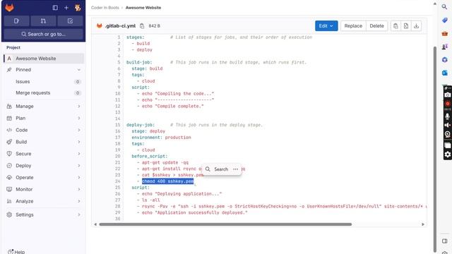 CI/CD in Nginx using Gitlab | Automatic Deployment to Nginx | DevOps смотреть онлайн