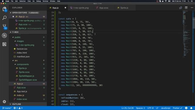 T-rex com React - Parte 7 - Colisões смотреть онлайн