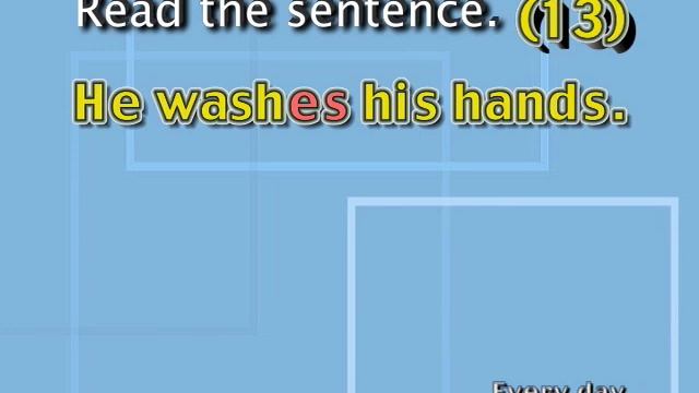 Daily Activities Part 4 of 9 - Read the Sentence. (Present Tense) смотреть онлайн
