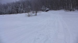 Снежный прохват на снегоходе YAMAHA VENTURE 700.