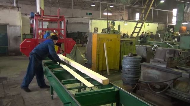 Пилорама ленточная ОЛГ550-01К смотреть онлайн