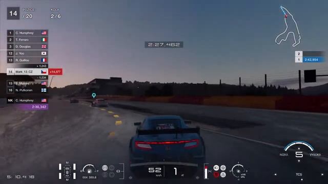 PS4 * GT sport 24.10.2021 * Honda Raybrig NSX 2016 * Spa GP * night & rain смотреть онлайн