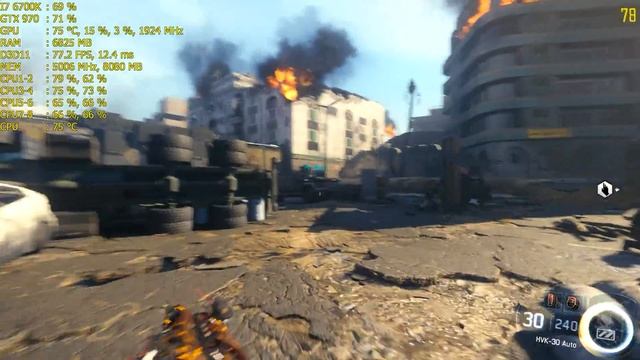 Call of Duty Black Ops 3 - GTX 1080 & i7 6700K OC | 1440p Ultra смотреть онлайн