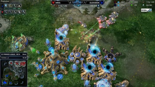 MMA vs. duckdeok - Group D Ro16 - WCS Europe Season 3 - StarCraft 2 смотреть онлайн