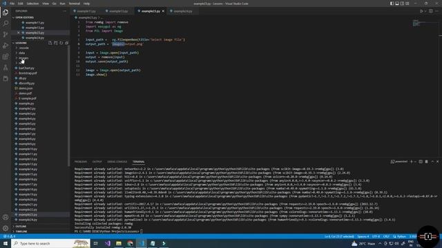 How to remove Background from the images in Python смотреть онлайн