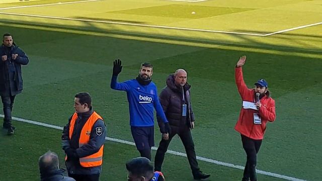 Открытая тренировка Барселоны на стадионе Йохана Кройфа, 05 01 2020 #барса #барселона #фкбарселона смотреть онлайн