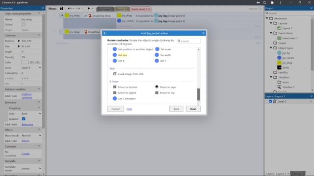 Как сделать джойстик для игрока в construct 3 смотреть онлайн