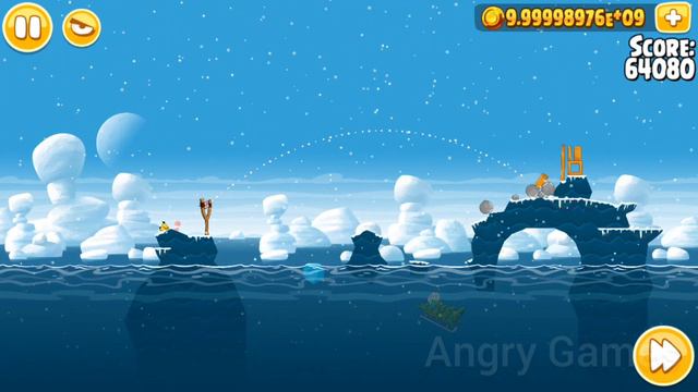 Angry Birds Seasons 3 Stars Arctic Eggspedition 2 Level смотреть онлайн