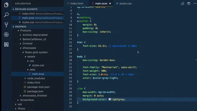 Tutoriel monter un système de grille similaire à Bootstrap en SASS смотреть онлайн