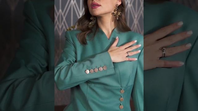 LISSANA - #4373 (44-46-48) в нефритовом цвете смотреть онлайн