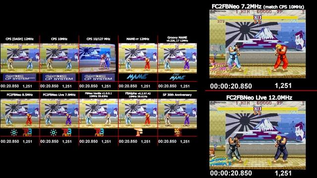 COMPARE SF2HF/SF2CE : Arcade PCB vs Emulators | Speed Test E.Honda Stage смотреть онлайн