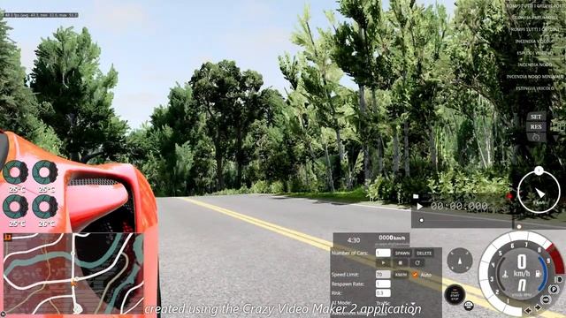 BeamNG.Drive (Ferrari F8 Tributo) 250+ Km/h смотреть онлайн