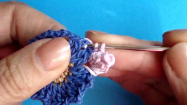 Сrochet flower pattern Вязаные цветы 63 смотреть онлайн