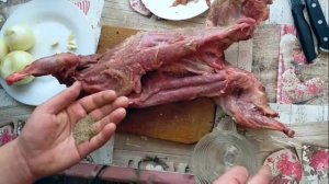 Нутрия запеченная в духовке целиком