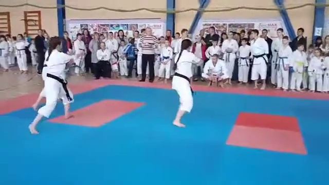 Томазова Анна, Малашенко Аделина, Дудник Олеся синхронное ката (годзюшихо шо) смотреть онлайн