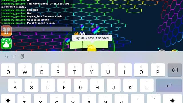 TOP SECRET CODE in Texting Simulator Roblox. смотреть онлайн