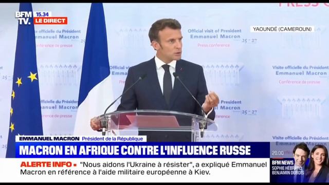 Guerre mondiale diplomatique . Macron vs Lavrov смотреть онлайн