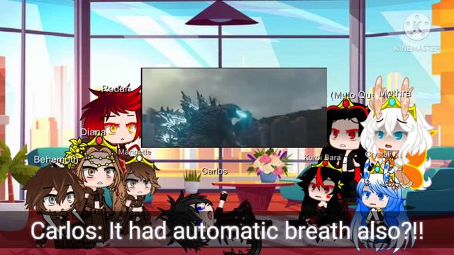Godzilla Crew react to Godzilla and Kong vs Mechagodzilla my Au (Gacha Club) смотреть онлайн