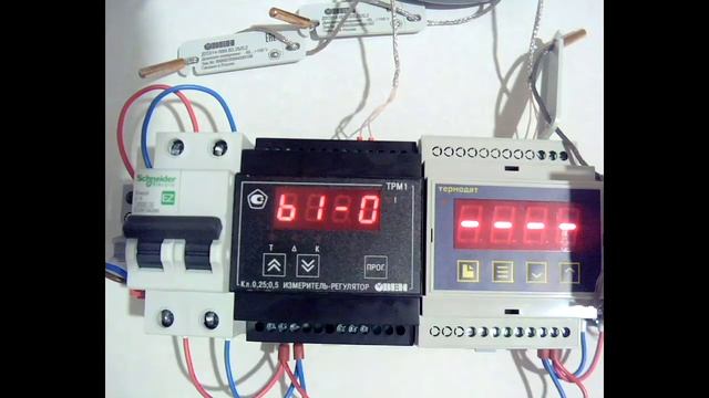 Настройка типа датчика в ОВЕН ТРМ1 смотреть онлайн