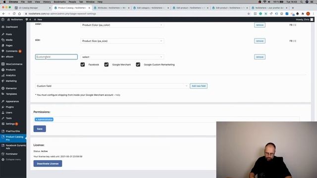 Use WooCommerce product attributes or custom fields for Facebook Product Catalog or Google Merchant смотреть онлайн