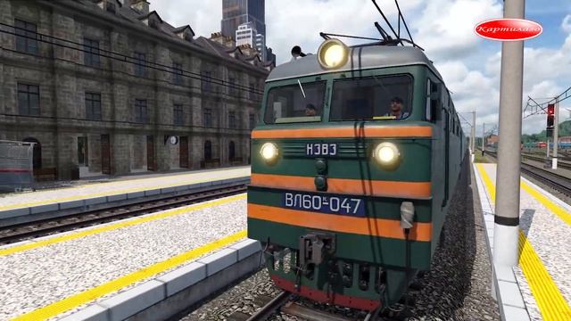[ОБЗОР МОДОВ] Электровозы Н60, ВЛ60 и ВЛ120бам от TGR Studio; Transport Fever 2. смотреть онлайн