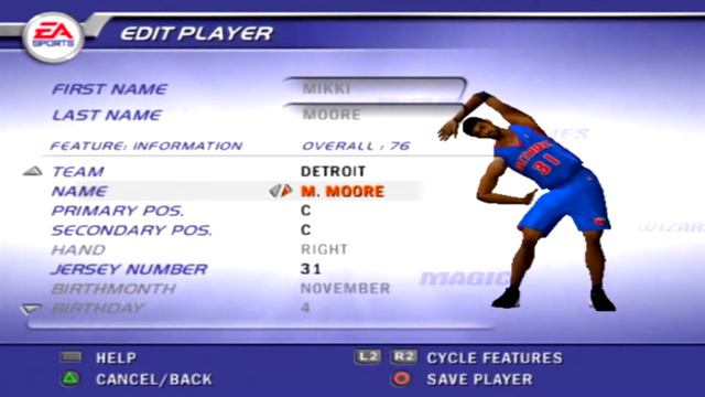 NBA Live 2002 Detroit Pistons Overall Player Ratings смотреть онлайн