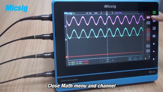 Micsig tablet oscilloscope Math&Ref Channel смотреть онлайн