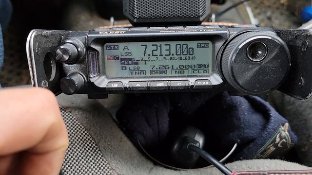 yaesu Atas120 compared to my Homebrew coil antenna смотреть онлайн