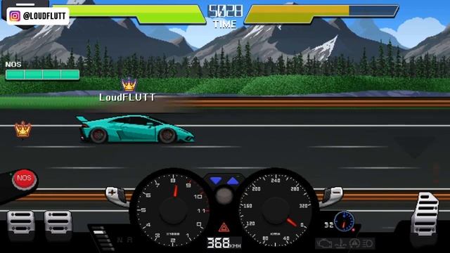 PIXEL CAR RACER - LAMBORGHINI HURACAN | PCR WANGAN EDITION MOD смотреть онлайн