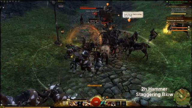 Guild Wars 2 - Warrior Profession Weapon Skills Animations смотреть онлайн