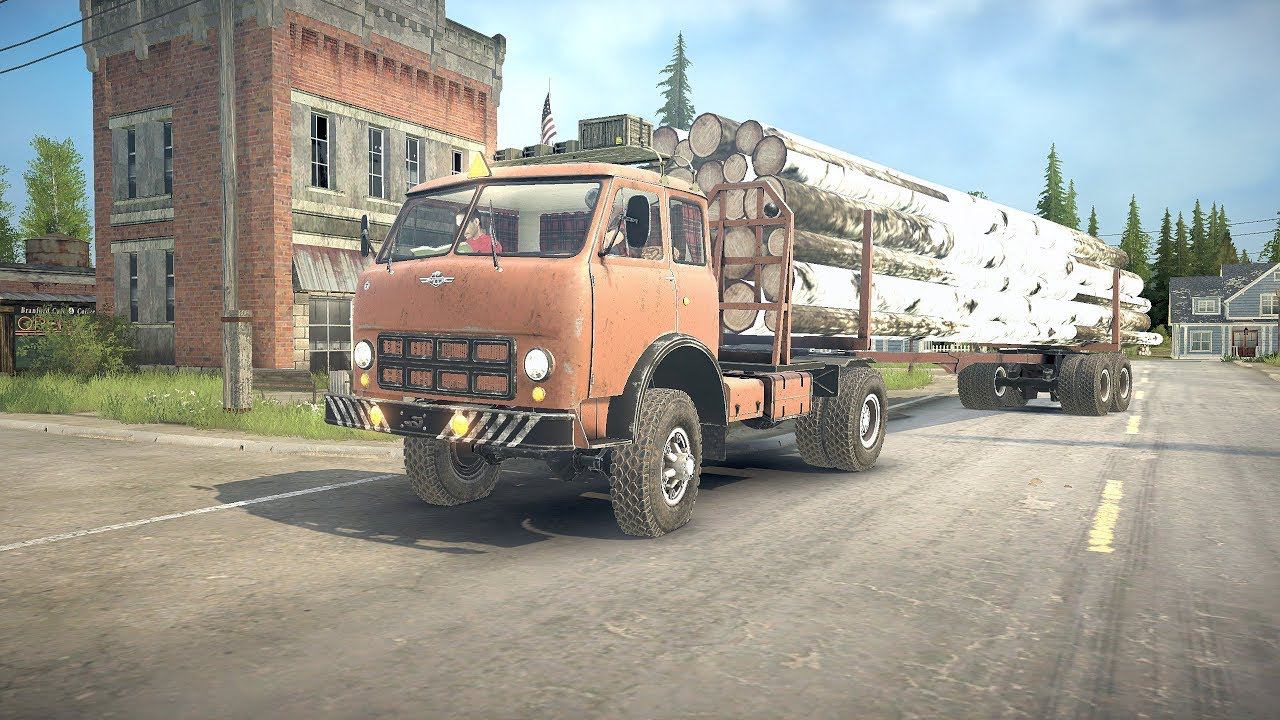 Spintires: MudRunner american wilds ! Обзор мода Маз 509 Приватный мод смотреть онлайн